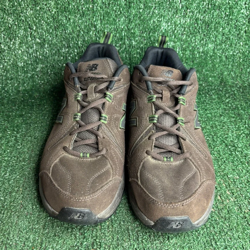 New Balance 608v4 Suede Abzorb Training Shoes Brown Mens Size 10.5 4E Extra Wide